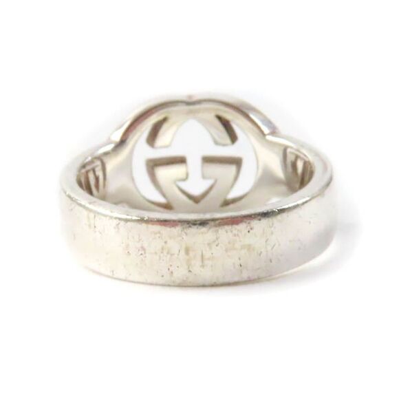 GUCCI Silver Interlocking G Ring - Picture 4 of 6